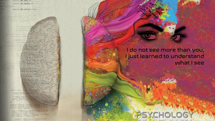 Psychology brain and eyes quote