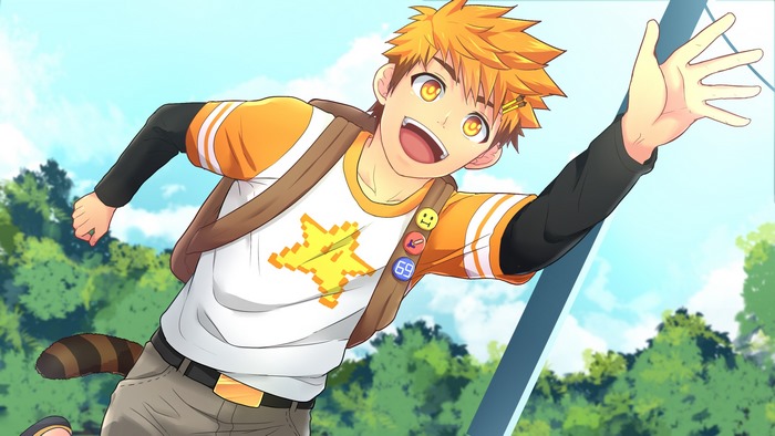 Hiro Akiba with Backpack Outdoors