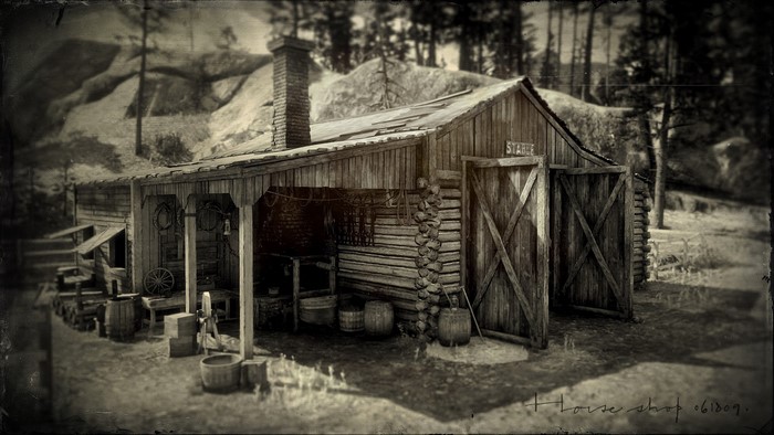 Horse shop in Red Dead Redemption 2