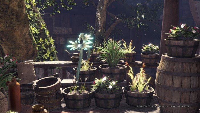 Monster Hunter World plants and barrels
