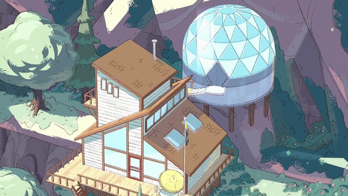 Steven Universe: Beach House and Geodesic Dome