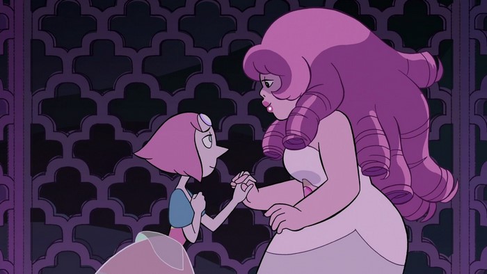 Rose Quartz and Pearl from Steven Universe