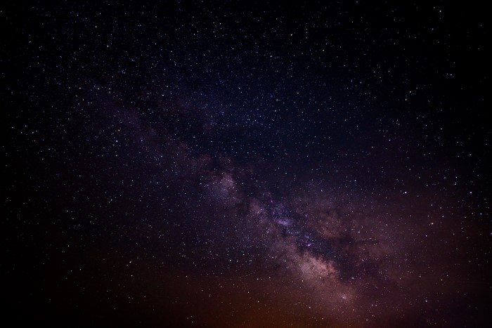 4K Milky Way Nightscape with Stars