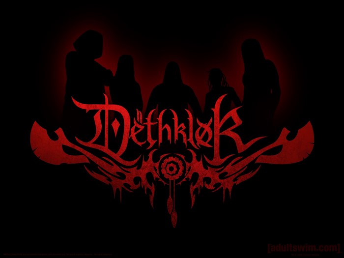 Dethklok band logo from Metalocalypse