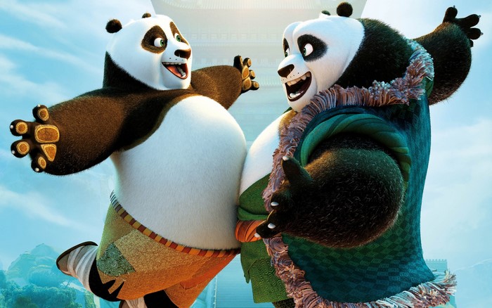 Po and Li from Kung Fu Panda 3