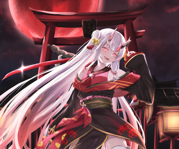 Nakiri Ayame Under Blood Moon