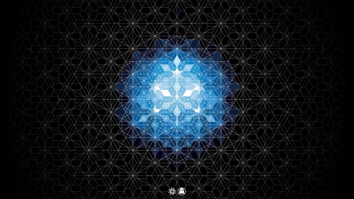 Abstract geometric pattern by Andy Gilmore