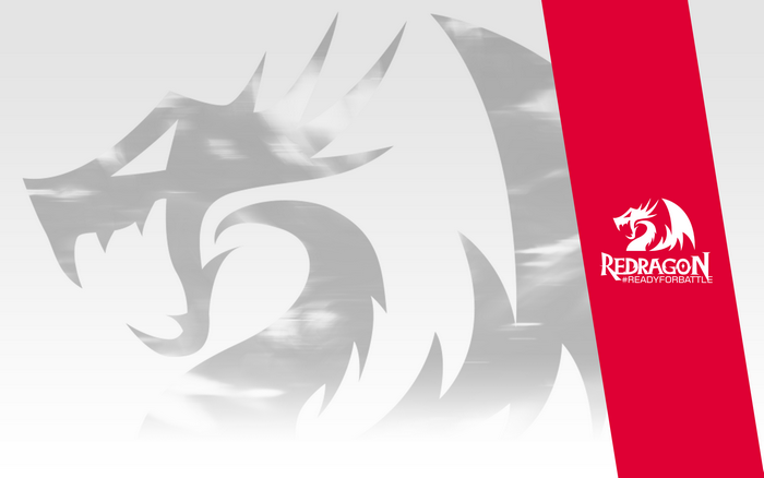 Redragon logo with dragon silhouette