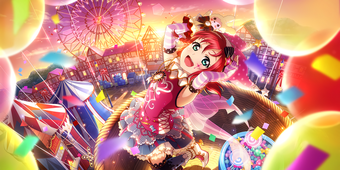 Kurosawa Ruby from Love Live! Sunshine!! at a carnival