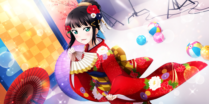 Kurosawa Dia from Love Live! Sunshine in a Kimono
