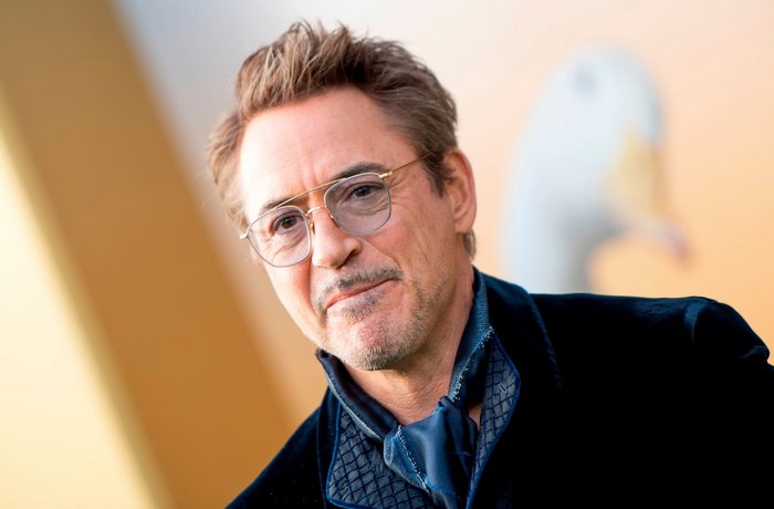 Robert Downey Jr. wearing glasses