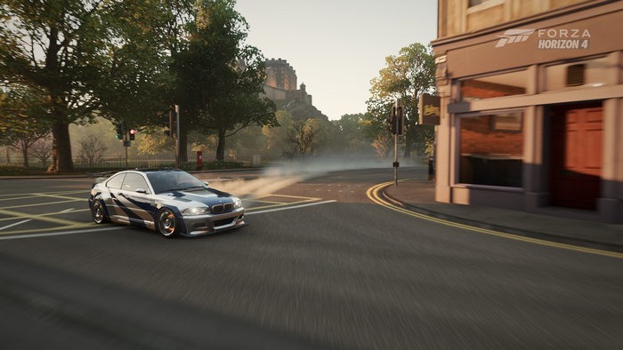 BMW M3 E46 GTR drifting in Forza Horizon 4