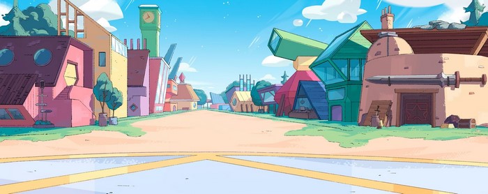 Beach City from Steven Universe