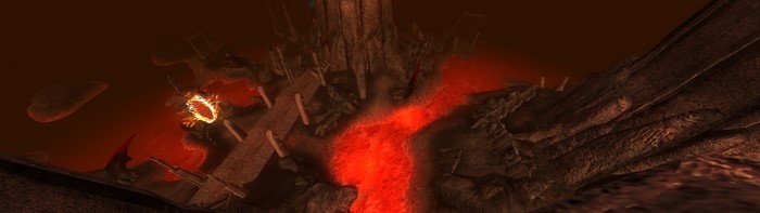 The Elder Scrolls IV: Oblivion lava landscape