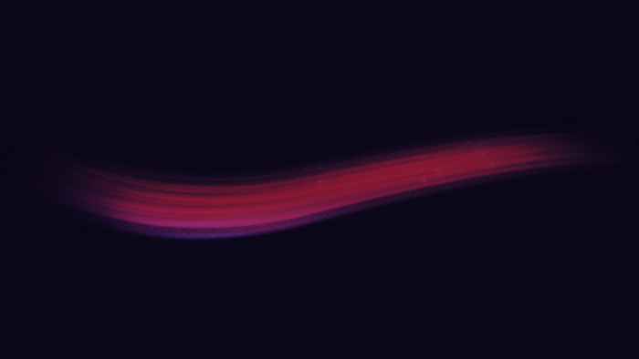 Abstract red and purple light streak