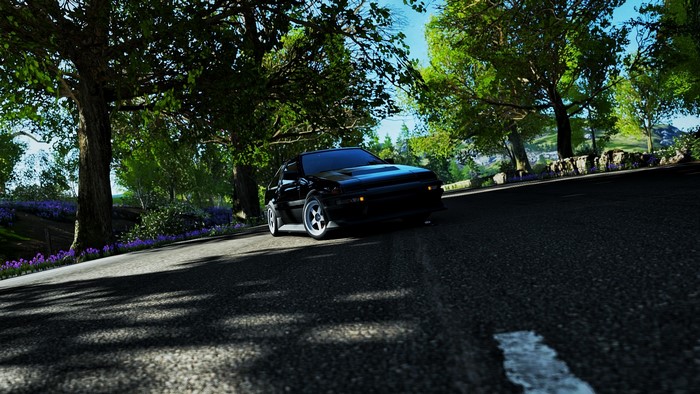 Black Toyota Sprinter Trueno GT-Apex in Forza Horizon 4