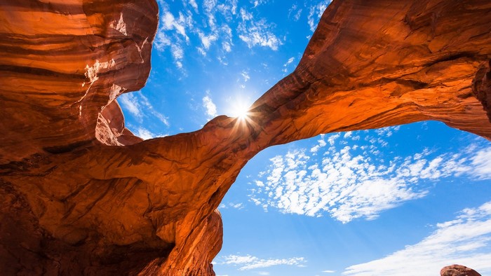 Double Arch, Arches National Park, Utah, USA