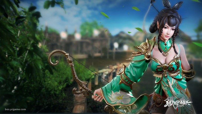 Fantasy girl with bow from Blood of Steel