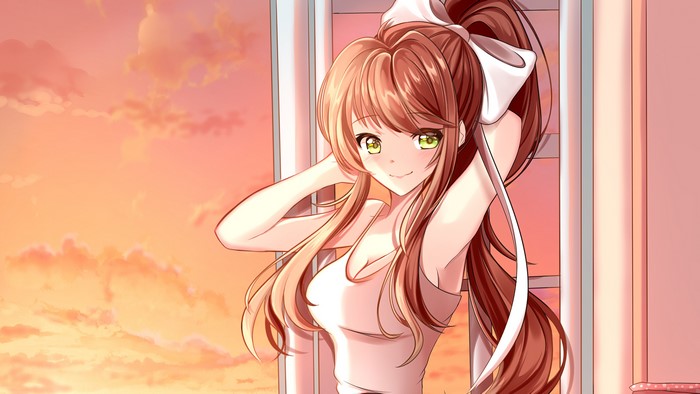 Monika from Doki Doki Literature Club