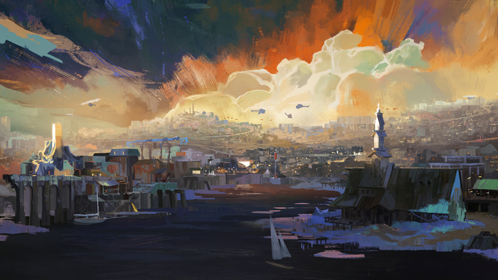 4K Game Art of Disco Elysium by Aleksander Rostov