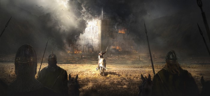 The Lord of the Rings: Minas Tirith under siege