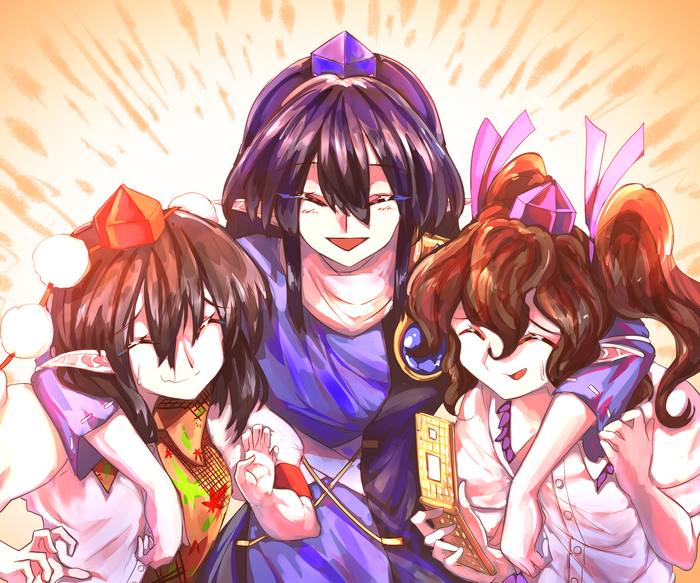 Touhou: Megumu Iizunamaru, Hatate Himekaidou, Aya Shameimaru