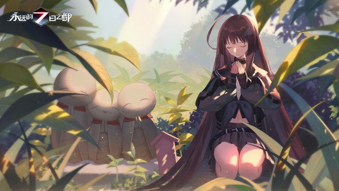 Girl from Forever 7th Capital praying near dolls