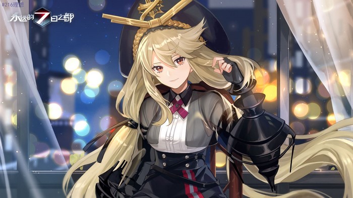 Anime girl with blonde hair from Forever 7th Capital