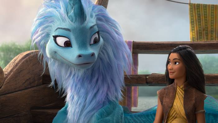 Sisu and Raya from Raya and the Last Dragon