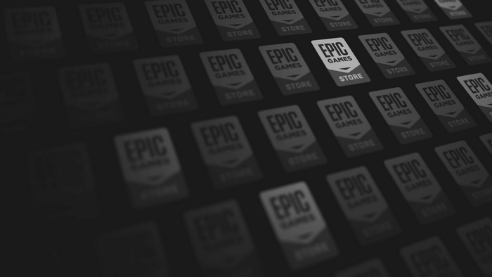 Epic Games Store logos pattern