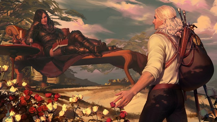 Geralt and Yennefer from The Witcher 3: Wild Hunt
