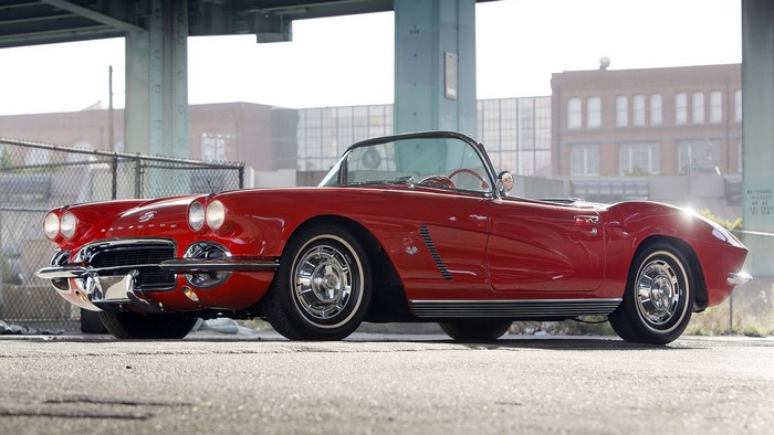 Red 1960 Chevrolet Corvette Convertible