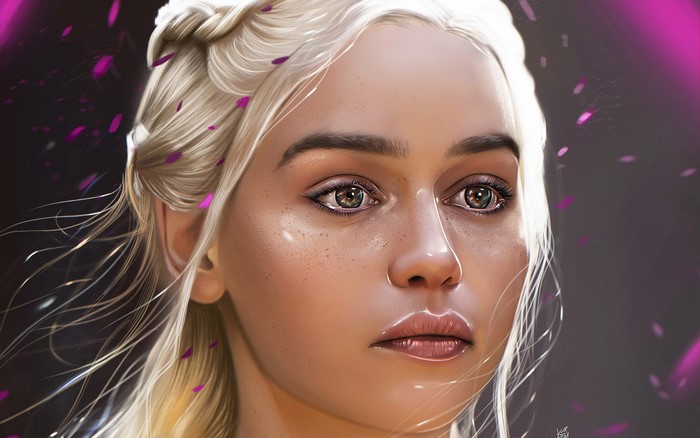 Daenerys Targaryen from Game of Thrones digital art
