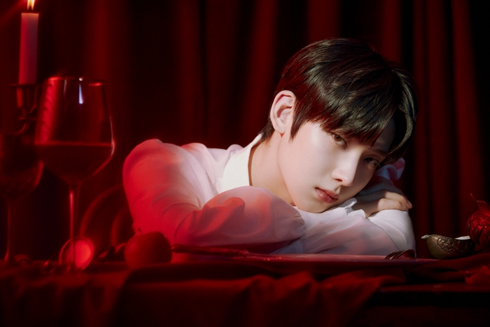 Sunoo ENHYPE Introspective Red Ambiance