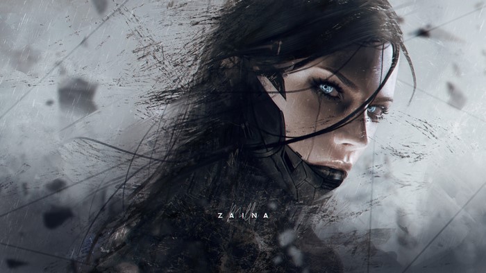 Zaina from Science Fiction Concept Art