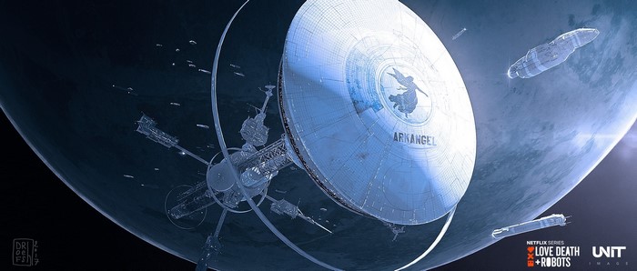 Arkangel Spacestation from Love Death & Robots