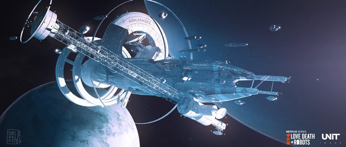 Arkangel spacestation from Love Death & Robots
