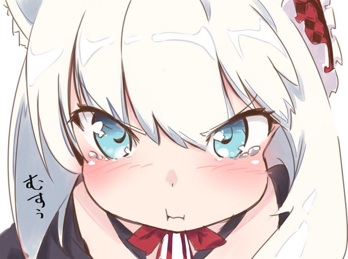 Hammann from Azur Lane crying