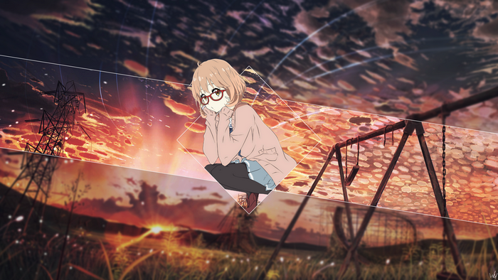 Kuriyama Mirai from Kyoukai no Kanata 4K