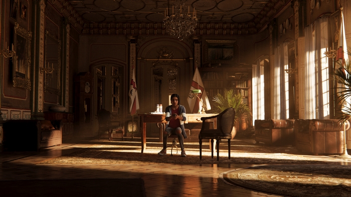 Diego Castillo in a grand study in Far Cry 6