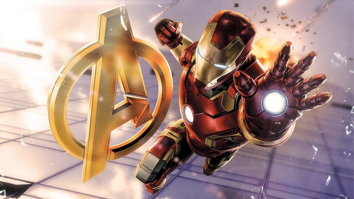 Iron Man from The Avengers with Logo