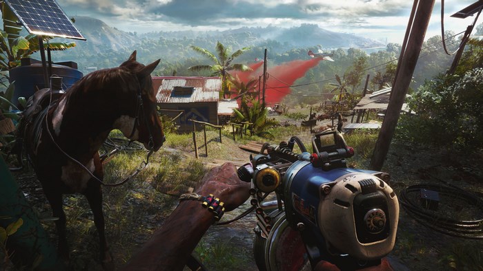 Far Cry 6 4K Horse and Weapon View