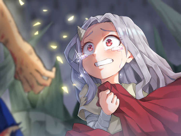 Eri from Boku no Hero Academia crying