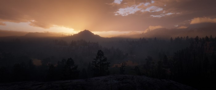 Red Dead Redemption 2 Video Game Landscape