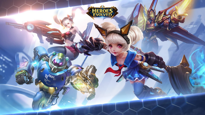 Heroes Evolved characters in action