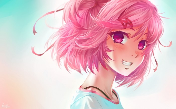 Natsuki from Doki Doki Literature Club