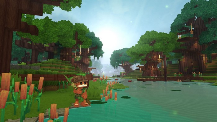 Kweebec in Hytale swamp village