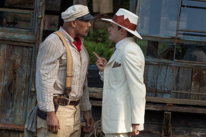 Dwayne Johnson and Jack Whitehall in Jungle Cruise 4K