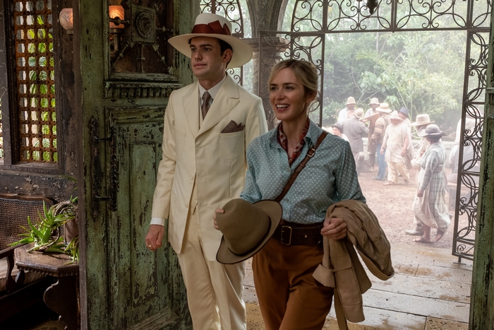 Emily Blunt and Jack Whitehall in Jungle Cruise