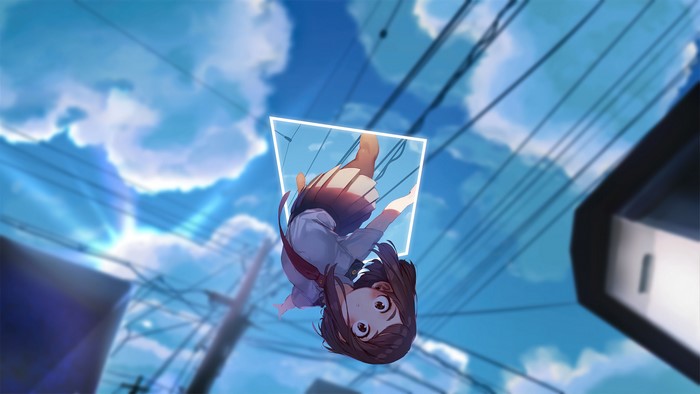 4K Uraraka Ochako from Boku no Hero Academia falling